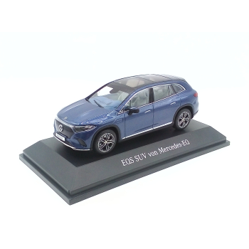 Mercedes-Benz EQS (X296) solidath blue - skala 1:43 - Spark